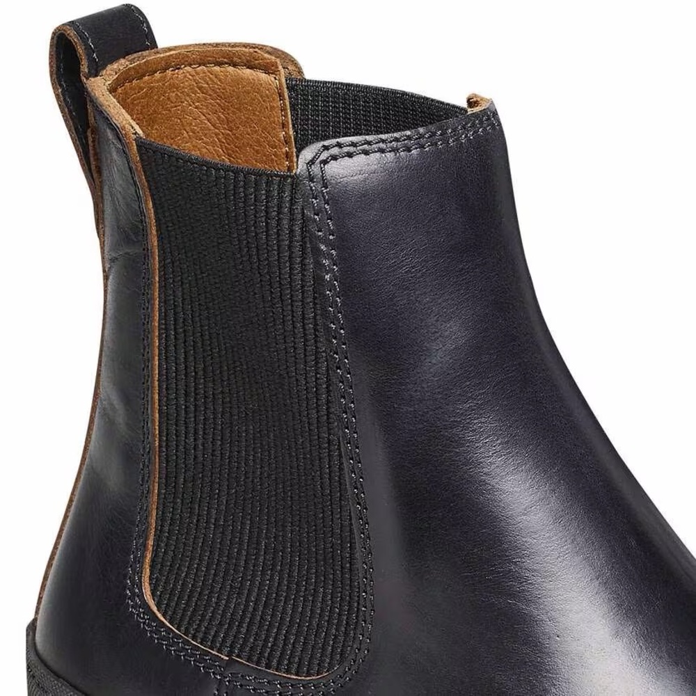 Prescott Slip On Boots Black Leather - Picture 7 of 10